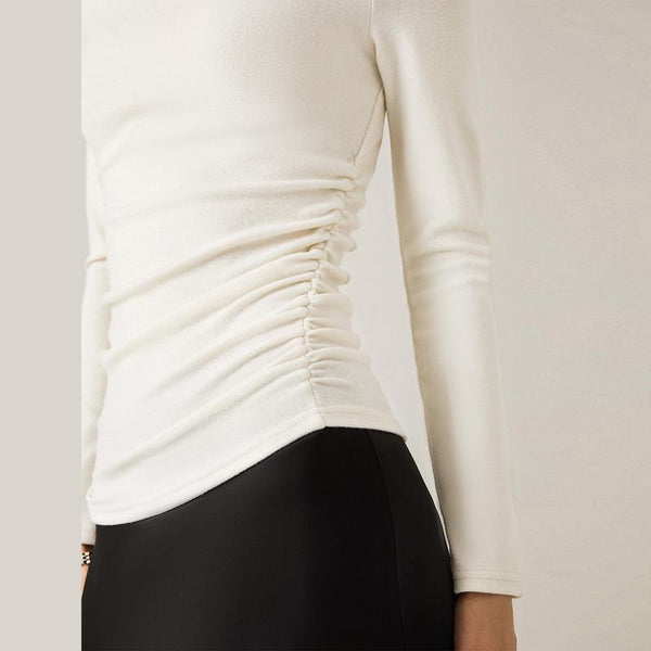 ProWarm Ruched Mockneck Top