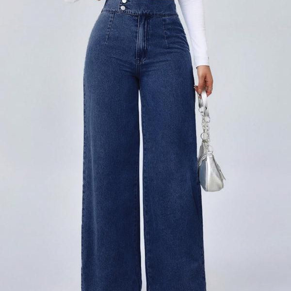 High Waist Wide Leg Jeans