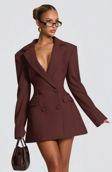 Elvira Blazer Mini-Dress