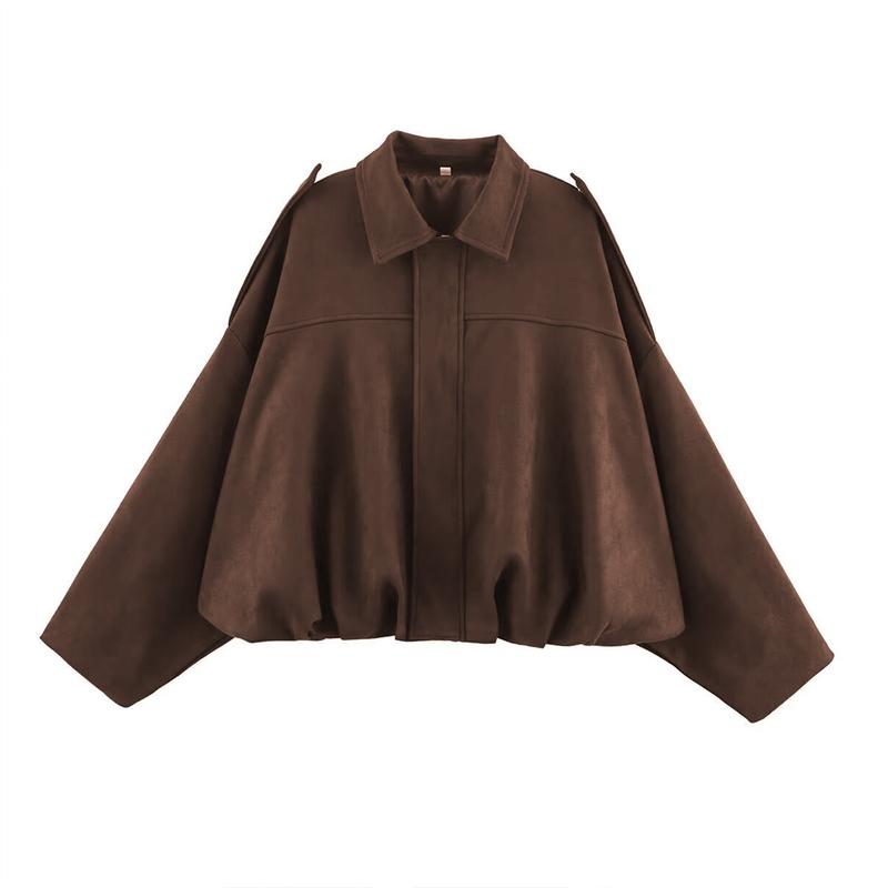 blouson aviateur en daim