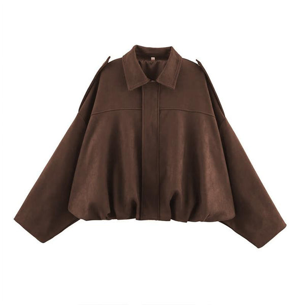 blouson aviateur en daim