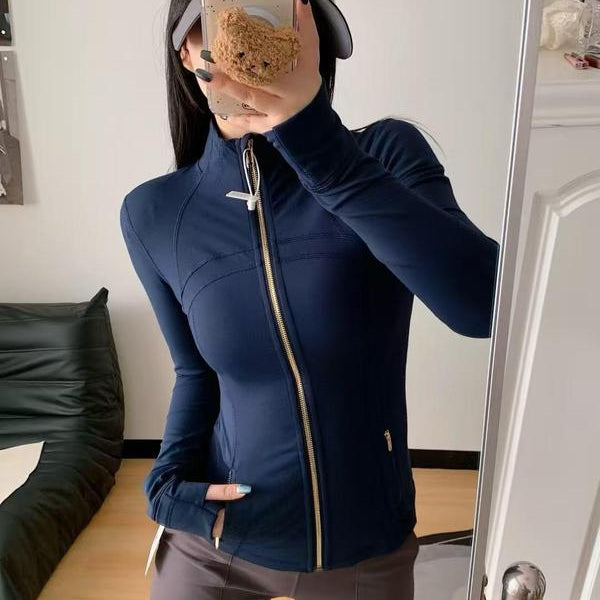 Veste cintrée à fermeture éclair